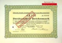 Collective - Share, Schlesische Dampfer Compagnie Berliner Lloyd ag