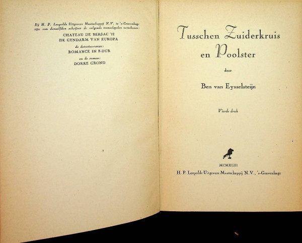 Tusschen Zuiderkruis en Poolster