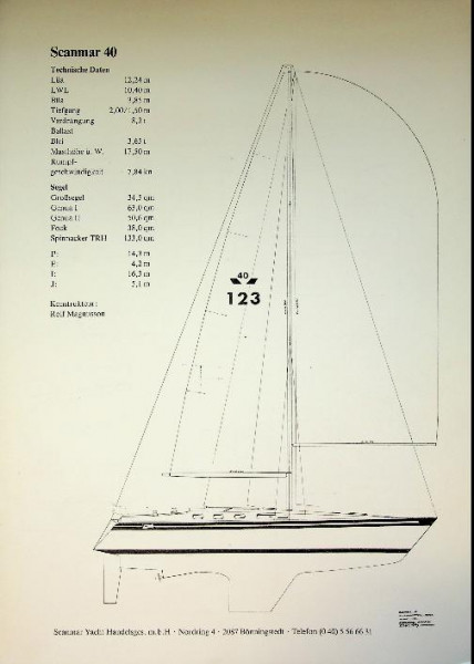 Original Specifications Scanmar 40
