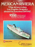 Carras Cruising - 9 Brochures Carras Cruising, 1970s