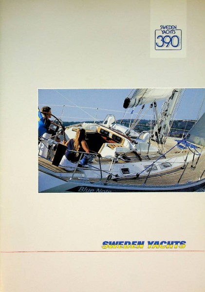 Original Brochure Sweden Yachts 390