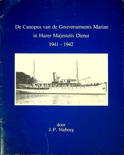 De Canopus van de Gouvernements Marine in harer majesteits dienst 1941-1942