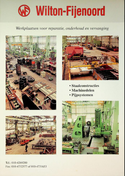 Brochure Wilton-Fijenoord, werkplaatsen
