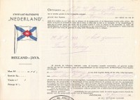 SMN - Vrachtbrief SMN ss Rondo 1922