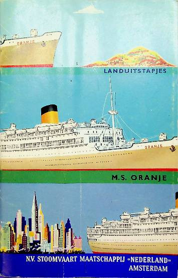 Brochure landuitstapjes m.s. Oranje