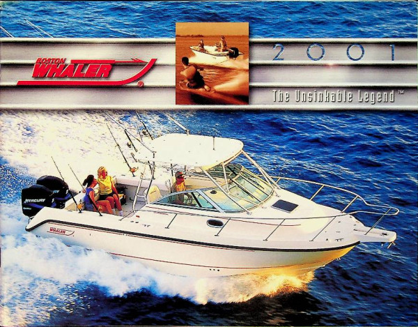 Original Boston Whaler Motor Yachts prospectus 2001