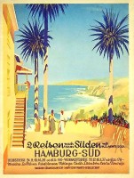 HSDG - Brochure Hamburg-Sudamarikanische Dampfschiffahrts-Gesellschaft. 2 Reisen nach dem Suden mit M.S. Monte Rosa