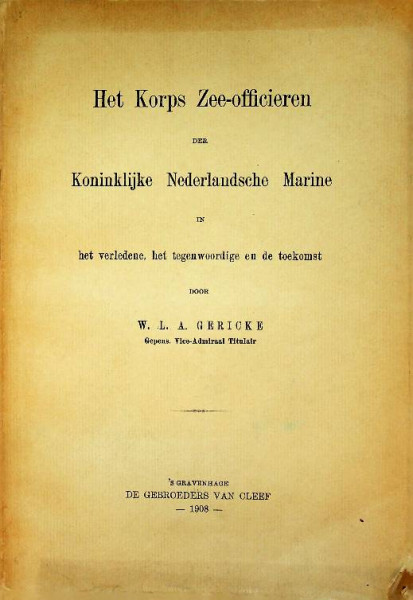 Het Korps Zee-officieren der Koninklijke Nederlandsche Marine