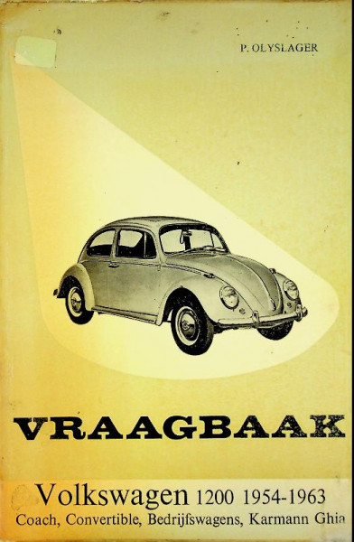 Vraagbaak Volkswagen 1200, 1954-1963