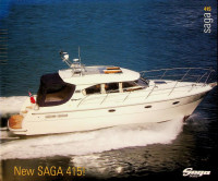Saga - Original Brochure Saga 415 yacht