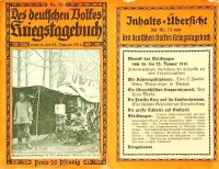 German State - Des Deutsches Volkes Kriegstagebuch (diverse numbers). ? 10,00 each