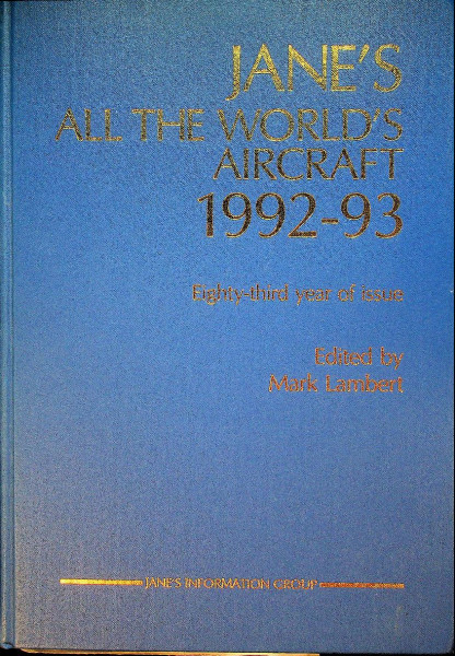 Jane's All the World's Aircraft 1992-93