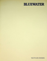 Blue Water yachts - Original Brochure Bluewater Yachts and Cruises