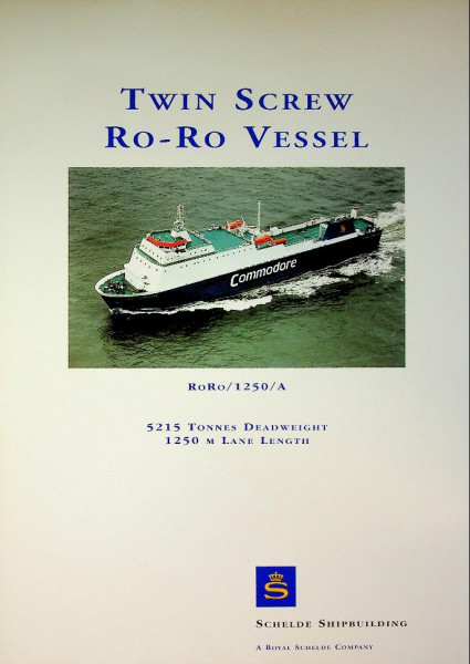 Brochure Schelde Shipbuilding Twin Screw Ro-Ro Vessel