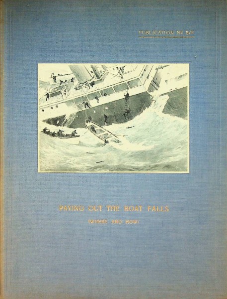 Paying out the boat falls (where and how) publication 5/E | Webshop Nautiek.nl