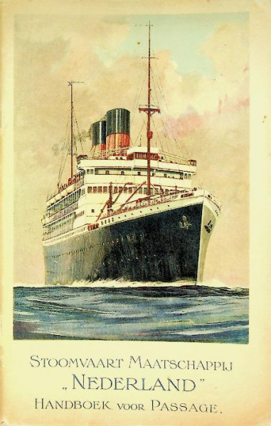 Handboek voor Passage 1925 Stoomvaart Maatschappij Nederland