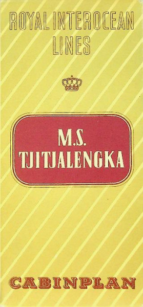 Brochure Royal Inter Ocean Lines ms Tjitjalengka