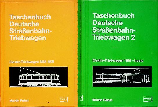 Taschenbuch Deutsche Strassenbahn-Triebwagen (2 volumes)