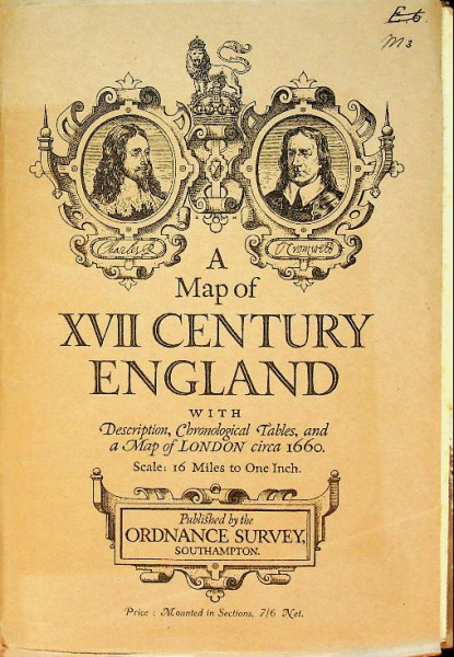 A map of XVII century England