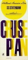 Holland America Line - Brochure HAL Cruise Plan ss. Statendam