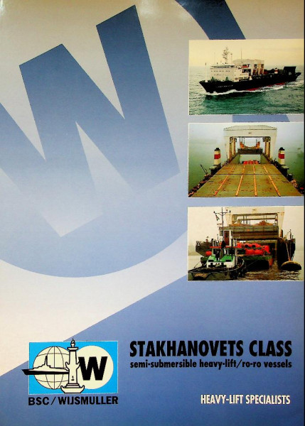 Brochure BSC/Wijsmuller Stakhanovets Class Heavy-lift / Ro-Ro vessels
