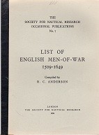 Anderson, R.C. - List of English Men of War 1509-1649. No.7