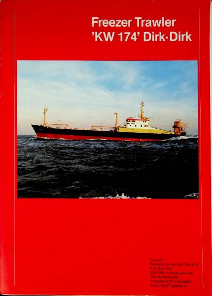 Brochure Freezer Trawler KW 174 Dirk-Dirk | Webshop Nutiek.nl