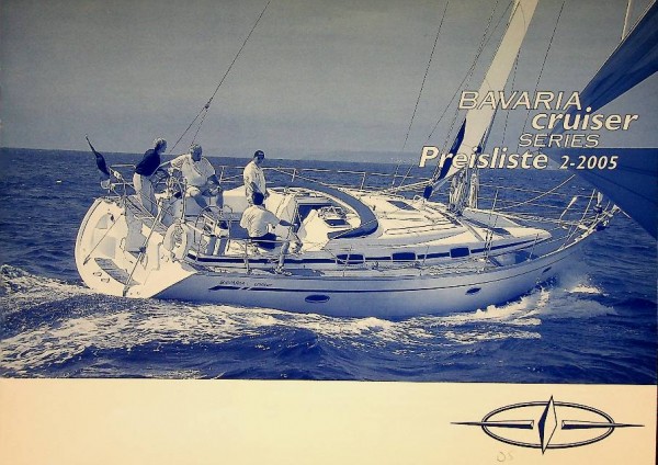 Original Brochure Bavaria Cruiser Pricelist 2005