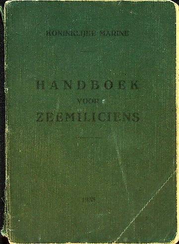 Handboek voor Zeemiliciens 1933