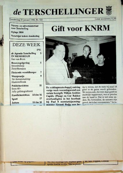 47 nrs. De Terschellinger 1995/1996 | Webshop Nautiek.nl