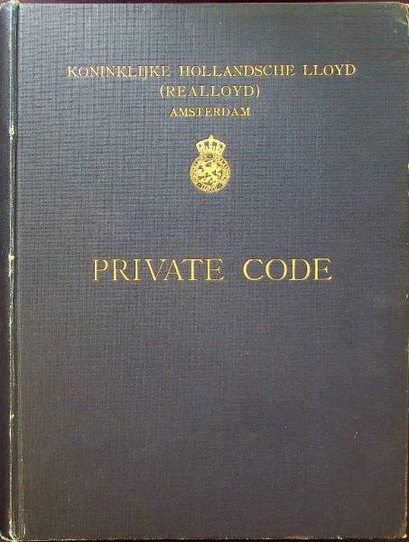 Koninklijke Hollandsche Lloyd Private Code