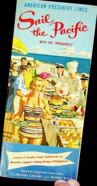 Brochure American President Line, Sail the Pacific