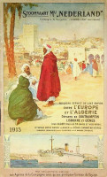 Stoomvaart Maatschappij Nederland - Brochure SMN 1913 L'Algerie. Entre L'Europe et L'Algrie De parts de Southampton, Lisbonne et Gnes
